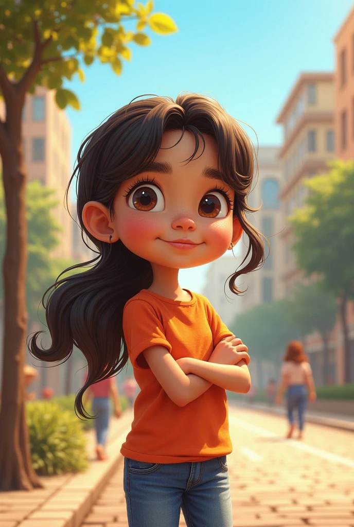 Hello, My name is Sara Valentina. I am and I was born on September 29, 2013 in Monterrey. I studied at a private school called Gimnasio Campestre Pablo Neruda. One day, I decided to go out with my mom, Yurani.
-Mother, How about we go out today to eat something delicious?? —I proposed excitedly..
—I think it's an excellent idea., Sara —my mom answered with a smile.
First, We went to buy a fruit salad and sat down to chat. after, We went to the supermarket and, after lunch, we have fun in the games. We closed the afternoon with a hot dog dinner.
“That was a really fun day,” I told him as we walked home..
-Yeah, It was a special day, my mom agreed..
Upon arriving home,, where my dad lives, July, and my dogs Max and Zeus, we prepare to sleep.