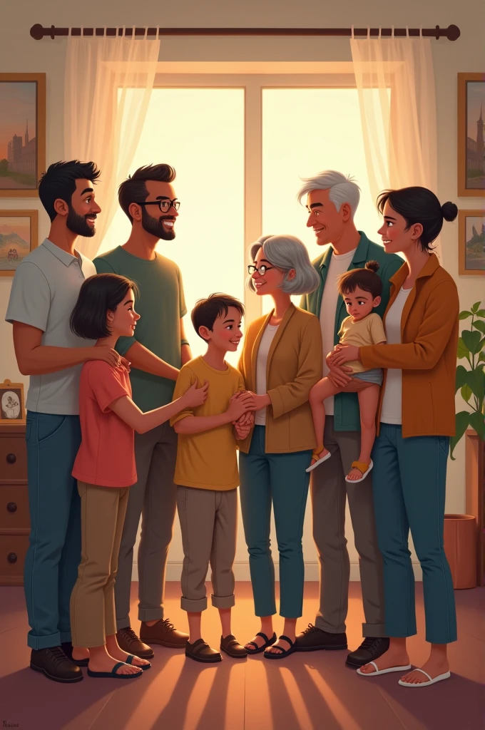 A poster that shows "Respect, supporting, and Family Sacrifice"