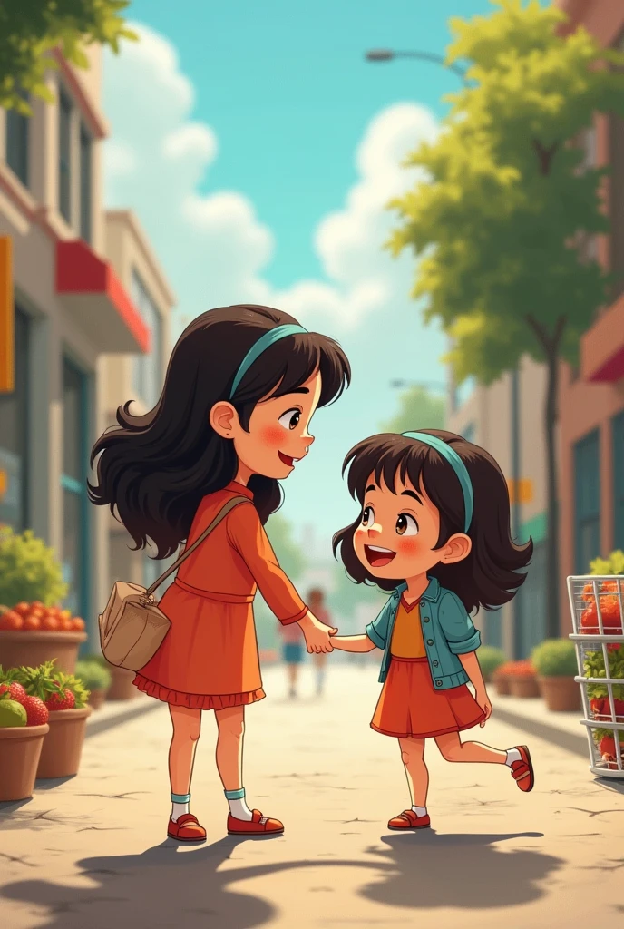 Hello, My name is Sara Valentina. I am  and I was born on September 29, 2013 in Monterrey. I studied at a private school called Gimnasio Campestre Pablo Neruda. One day, I decided to go out with my mom, Yurani.

-Mother, How about we go out today to eat something delicious?? —I proposed excitedly..

—I think it&#39;s an excellent idea., Sara —my mom answered with a smile.

First, We went to buy a fruit salad and sat down to chat. after, We went to the supermarket and, after lunch, we have fun in the games. We closed the afternoon with a hot dog dinner.

“That was a really fun day,” I told him as we walked home..

-Yeah, It was a special day, my mom agreed..

Upon arriving home,, where my dad lives, July, and my dogs Max and Zeus, we prepare to sleep.
