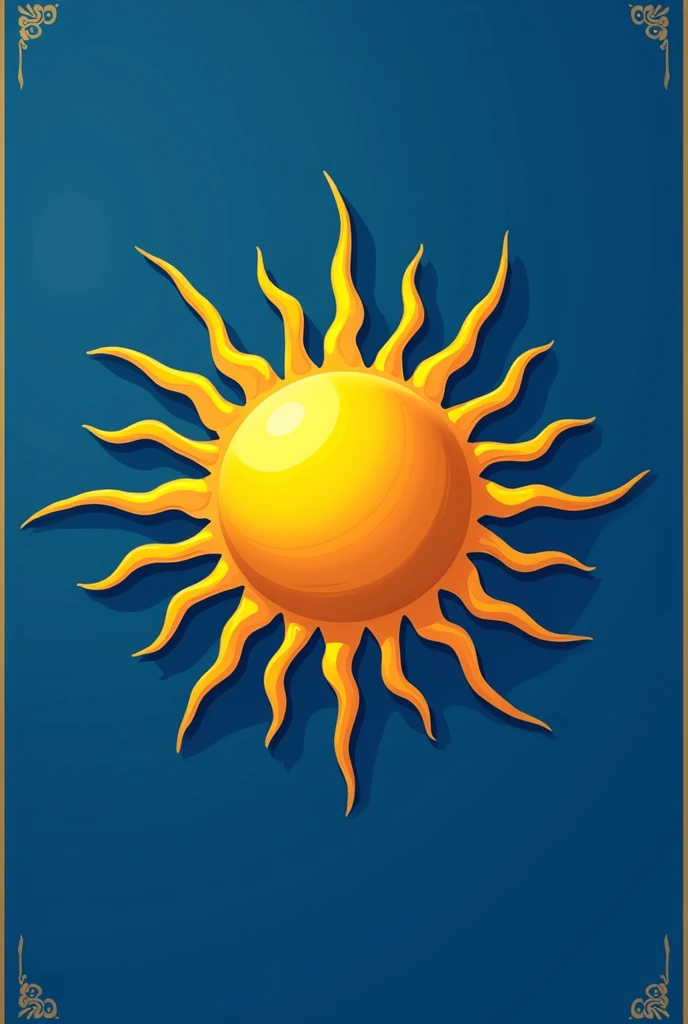 Logo banner representing the country of the sun