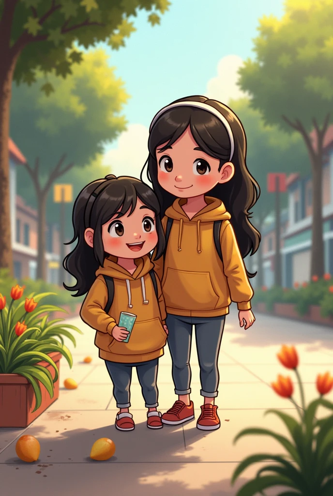 Hello, My name is Sara Valentina. I am and I was born on September 29, 2013 in Monterrey. I studied at a private school called Gimnasio Campestre Pablo Neruda. One day, I decided to go out with my mom, Yurani.
-Mother, How about we go out today to eat something delicious?? —I proposed excitedly..
—I think it's an excellent idea., Sara —my mom answered with a smile.
First, We went to buy a fruit salad and sat down to chat. after, We went to the supermarket and, after lunch, we have fun in the games. We closed the afternoon with a hot dog dinner.
“That was a really fun day,” I told him as we walked home..
-Yeah, It was a special day, my mom agreed..
Upon arriving home,, where my dad lives, July, and my dogs Max and Zeus, we prepare to sleep.