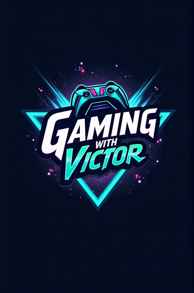 A logo with the name of gaming with victor 