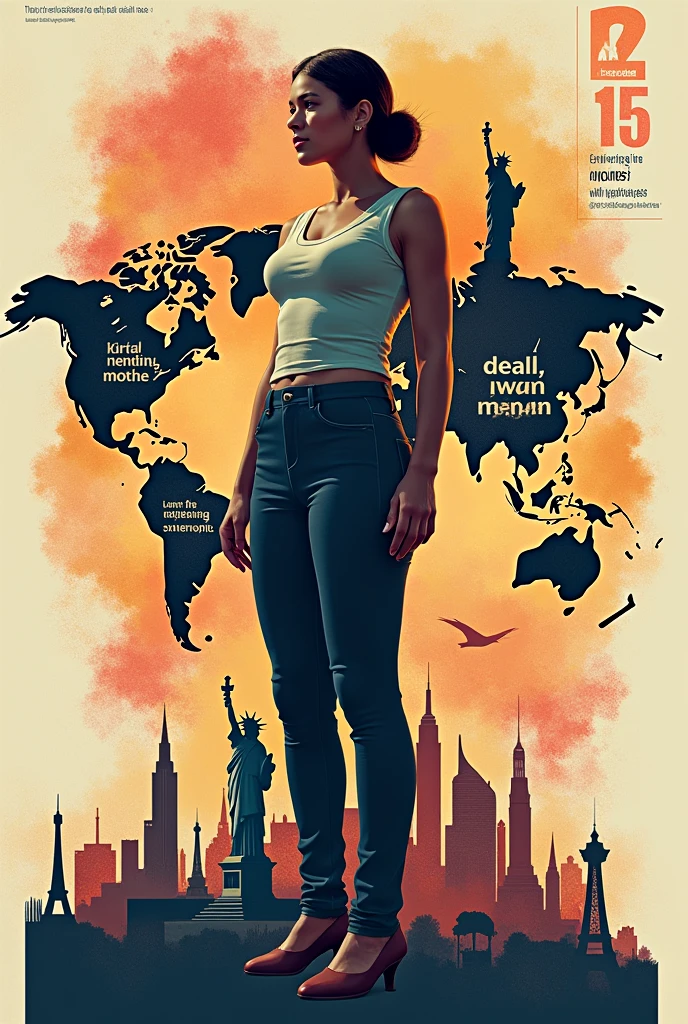 Poster design on to stop women Harrasment worldwide