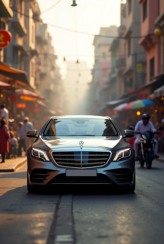 A mercedes in india