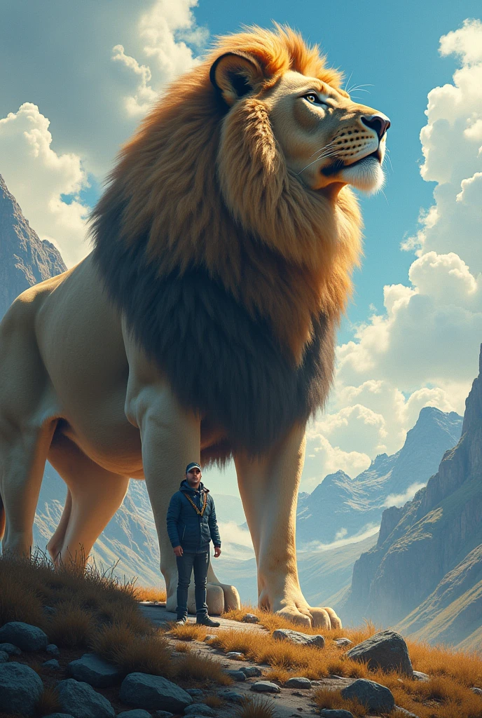 Image of the success of someone egocentric landscape or animal only animal