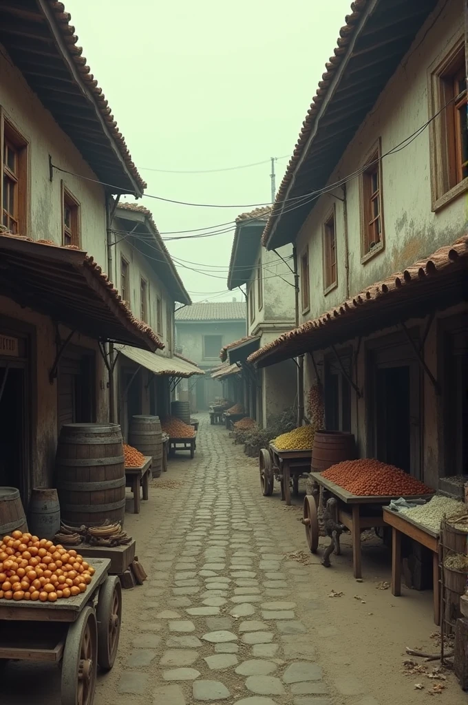 Imagine Old village picture in 1980 when people was gone in market 