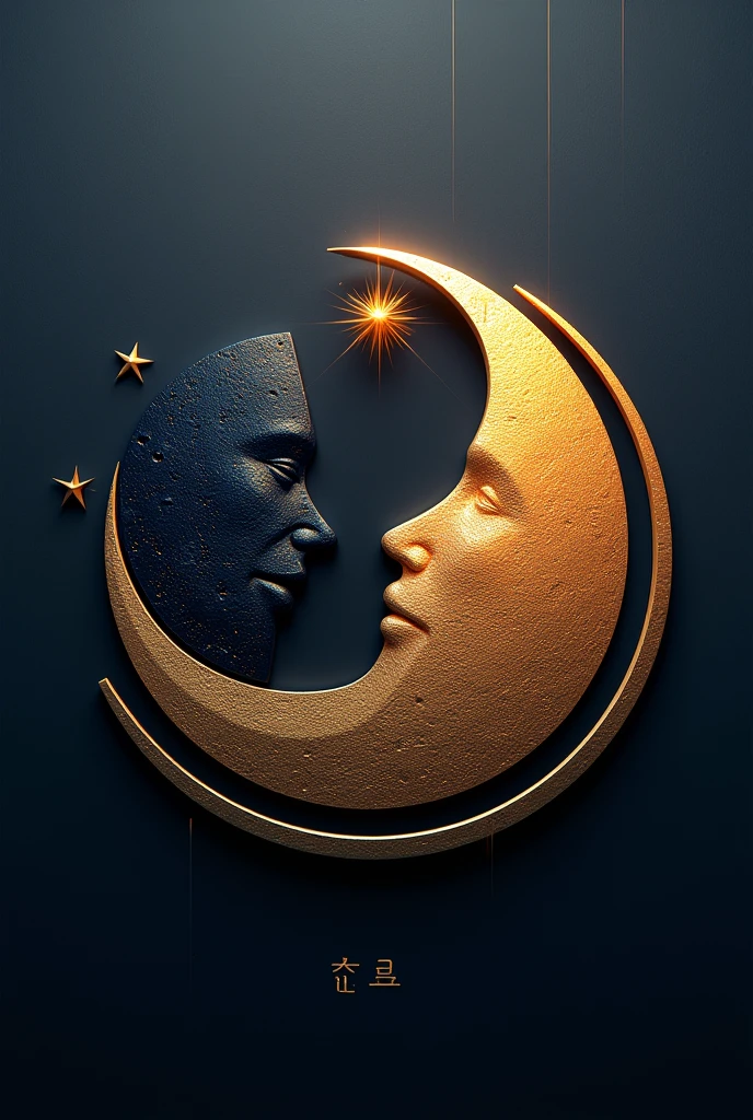 Kpop group logo with the name Moon x Sun
