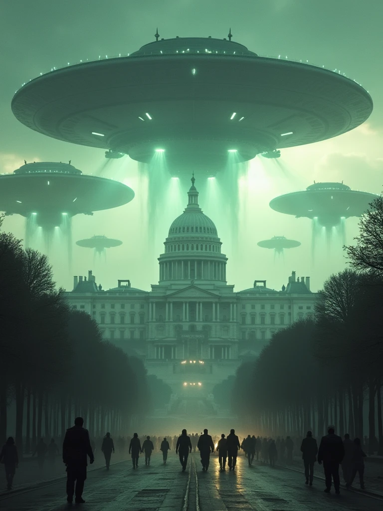 Elysee attacked by UFOs