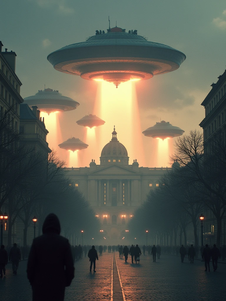 Elysee attacked by UFOs