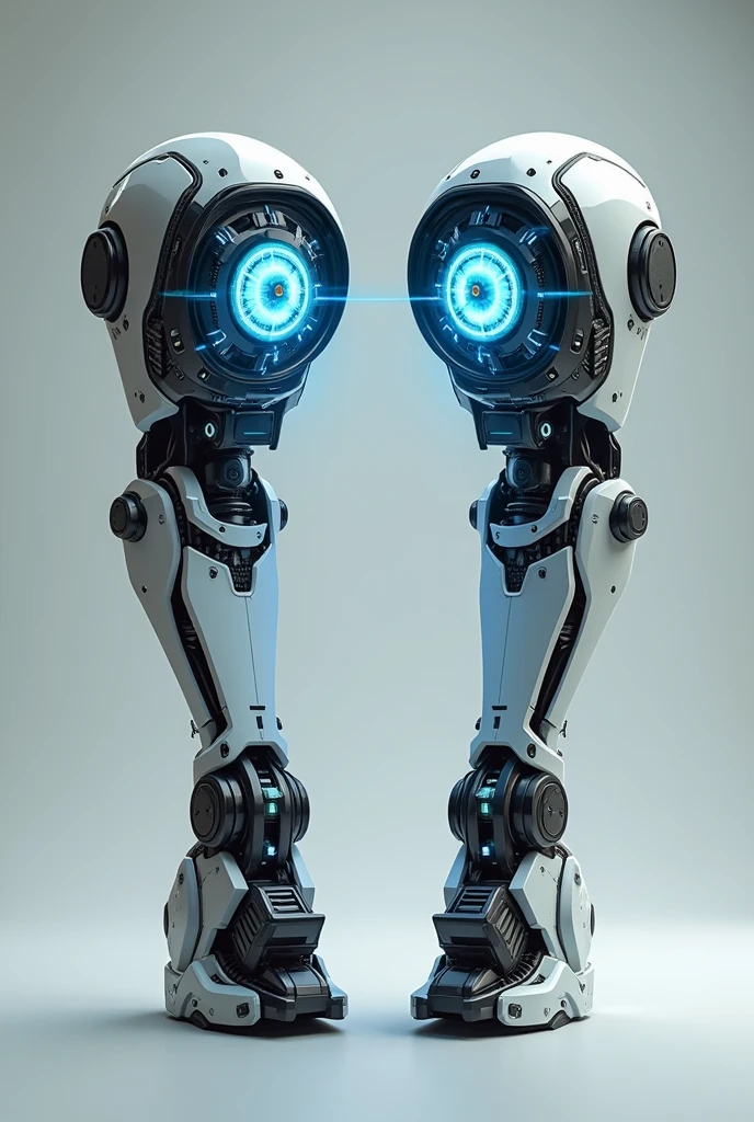 Company logo with mechanical prostheses with vibrating cores