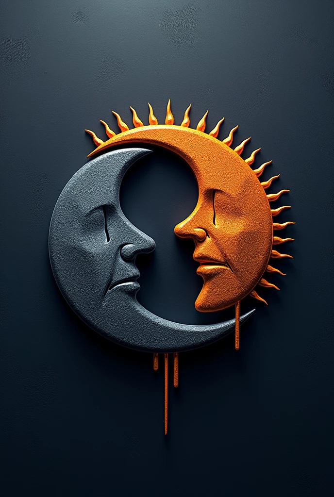 Kpop group logo with the name Moon x Sun