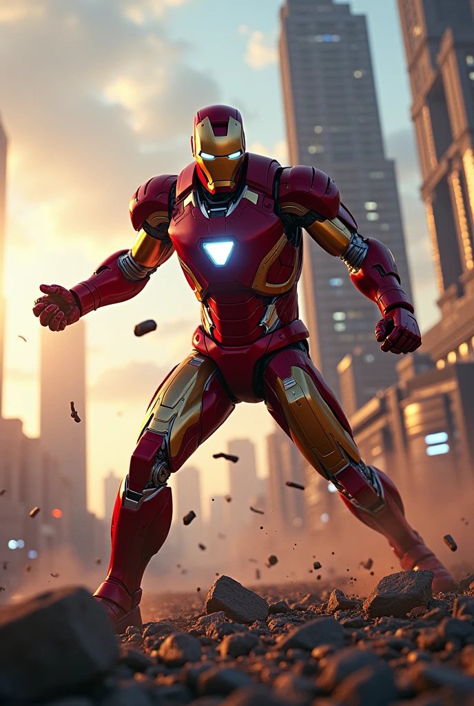 Create Iron Man Fighting