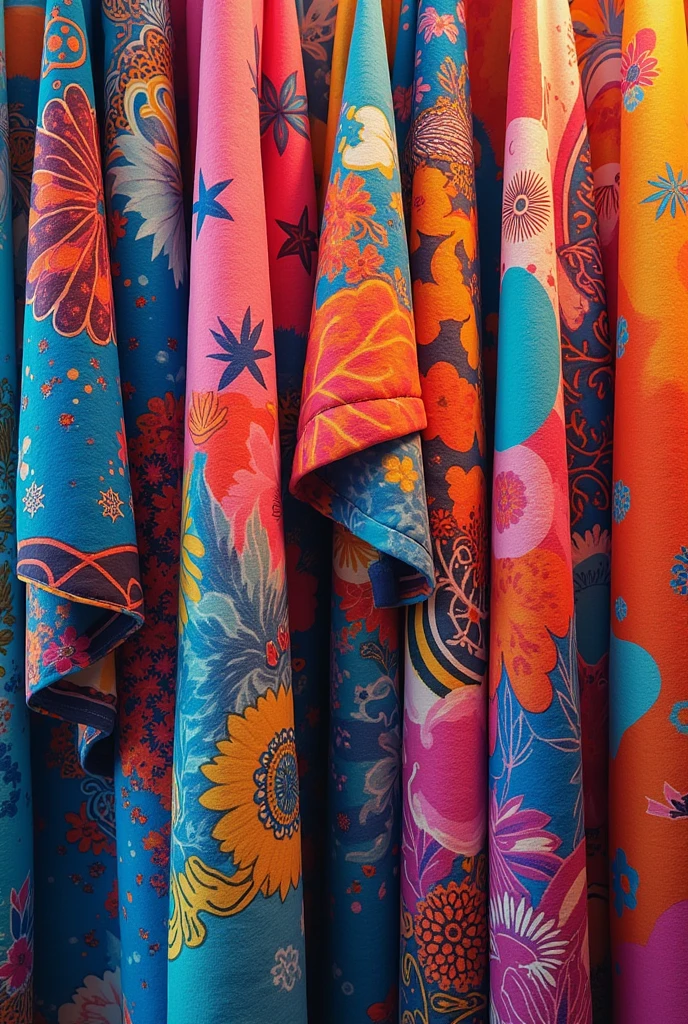 create a colored clothing image in the background
