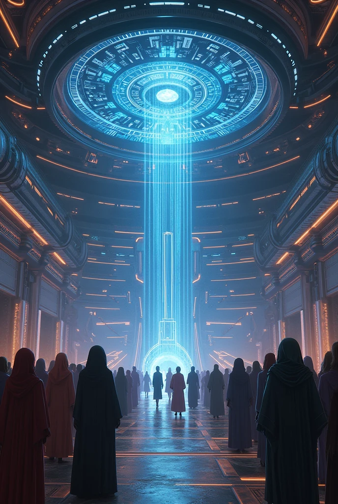 The great meeting of the Galactic female Federation of different races is an extraordinary gathering of the galaxy's most influential and ancient civilizations, all with the ability to manipulate time and space. On a massive, high-tech central spaceship belonging to the Galactic Federation, these powerful different female beings come together to discuss some of the most critical issues in the history of the universe: Earth's development and other worlds in parallel universes.