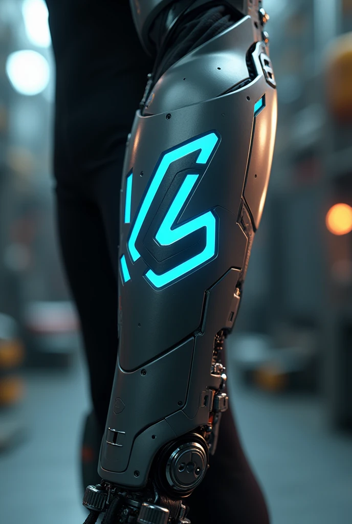 Company logo on mechanical prostheses