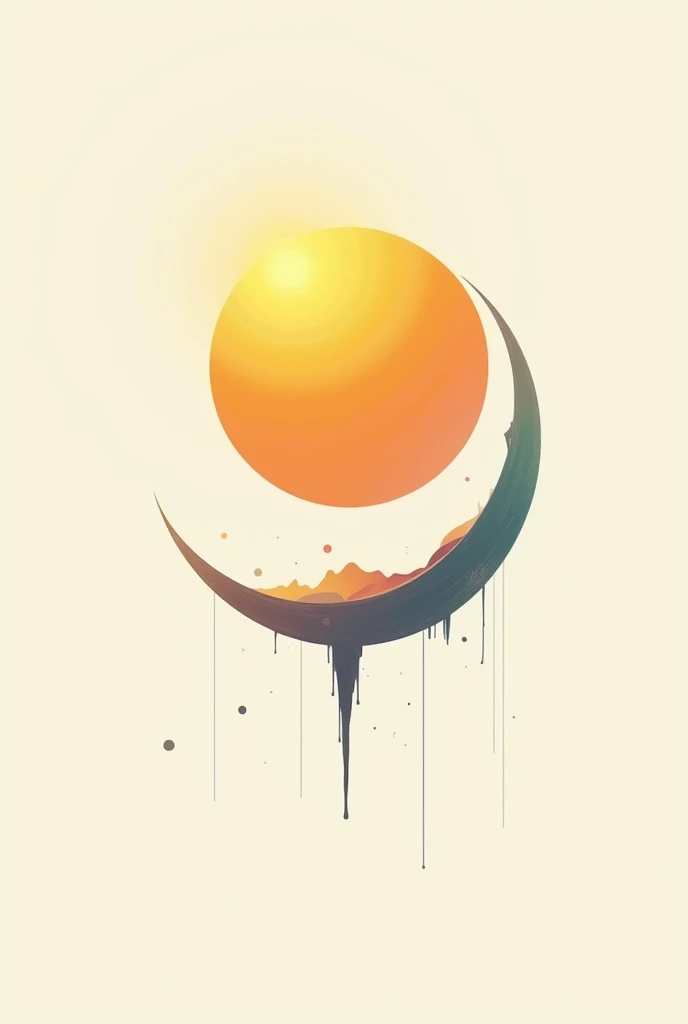 Kpop group logo with the name Moon x Sun with the sun on top and a waning moon on the bottom 