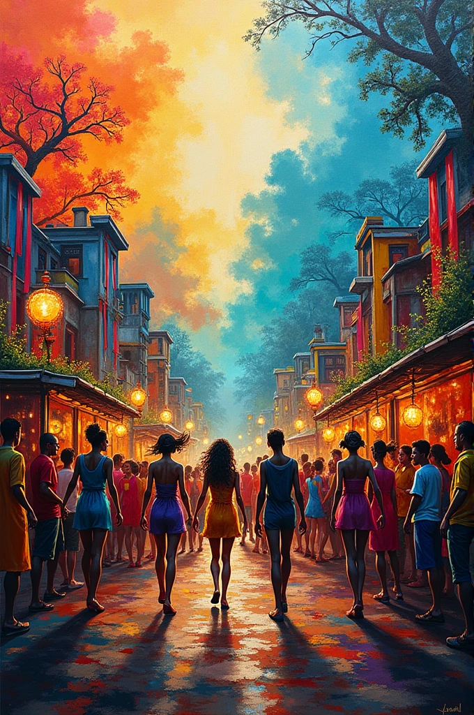 Colour full panting