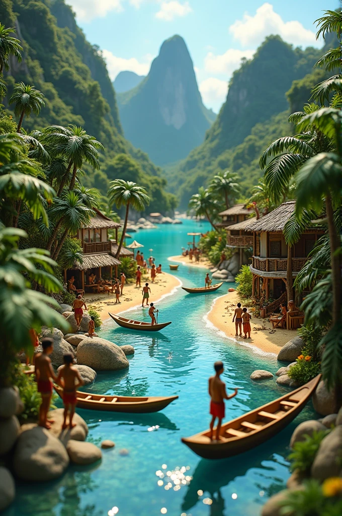 Create a diorama of Davao region 