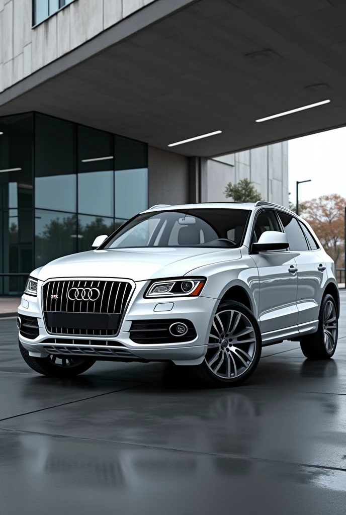 Audi Q5 white 2012