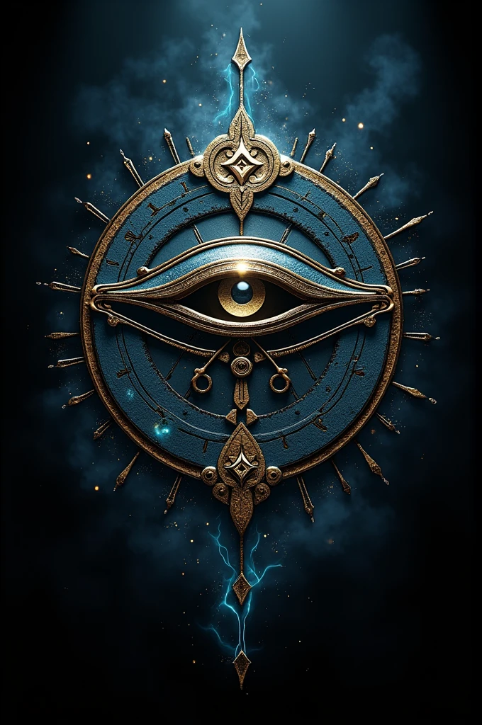 Cria uma logo com o tema Manuela Oracle e coloca o nome "Manuela Oracle" and the Egyptian eye