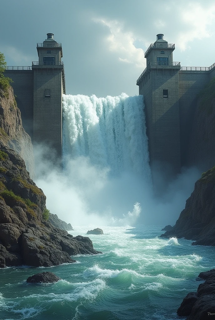 2 barrier or barrage in 1 river