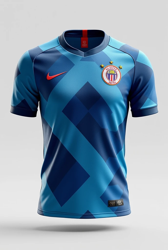 make a national team shirt with a print in Atlanta&#39;s light blue and dark blue colors 