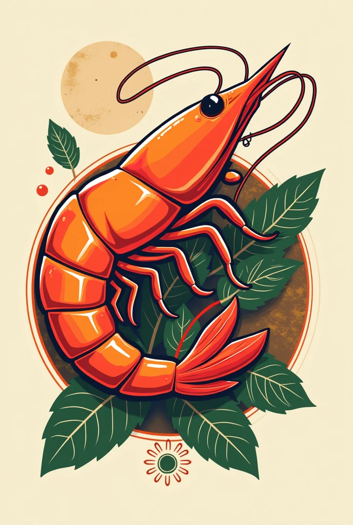 Thai style shrimp paste logo