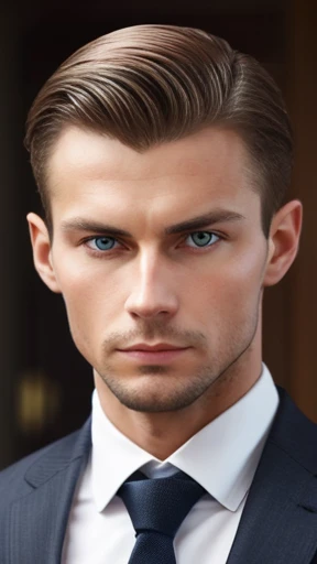  Handsome Latvian man focus on face 