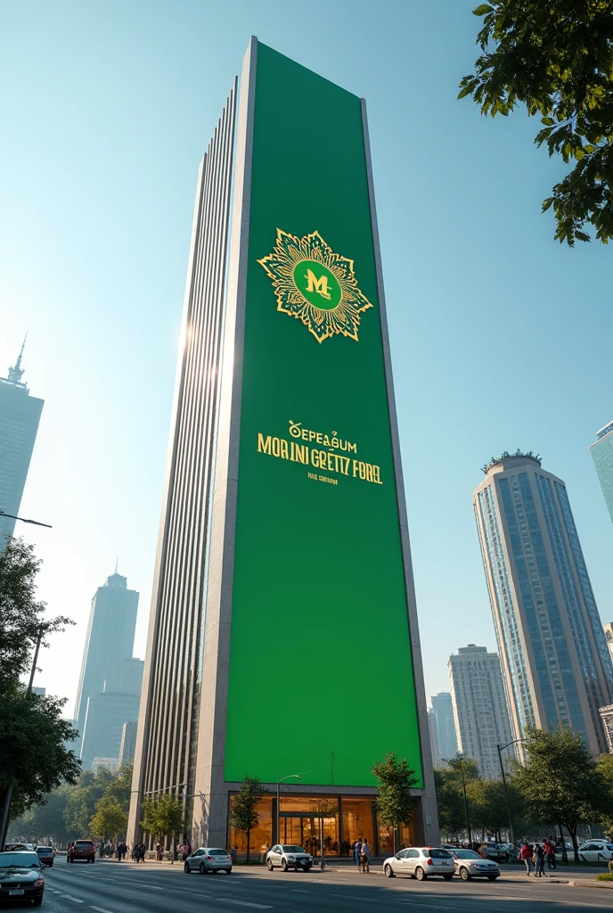 Big tower advertising Tesfalem moringa moringa brand 