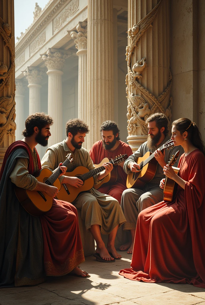 Music medivial period and greek art