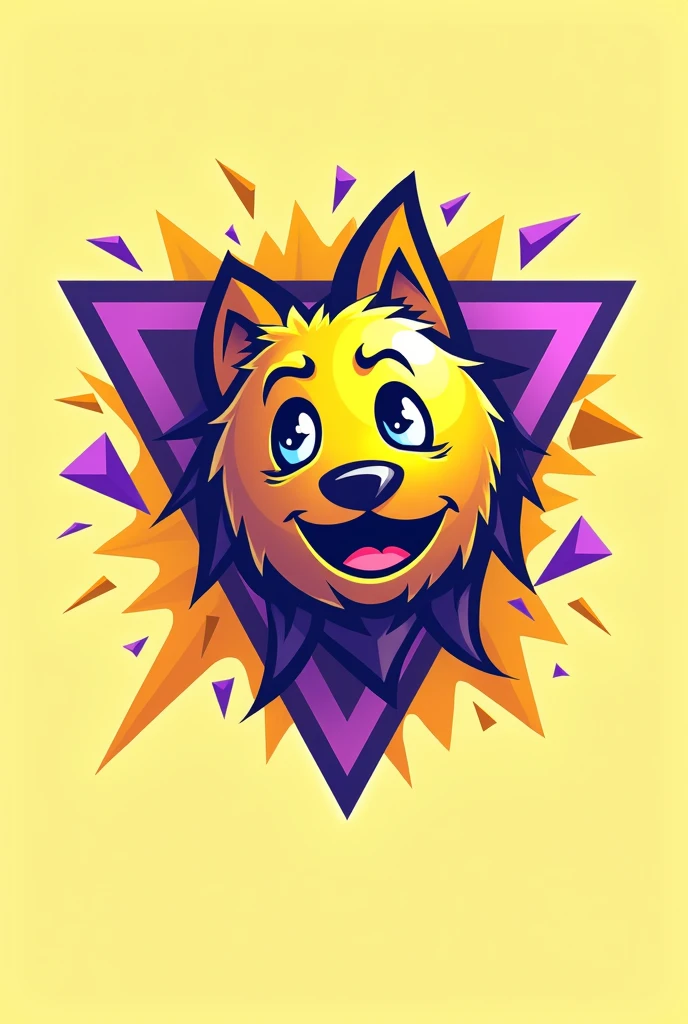 "Create a vibrant and dynamic logo for a school interclass games event. The logo should prominently feature the colors yellow and lilac, with a playful yet competitive theme. Incorporate elements like sports symbols, team spirit, and school pride to reflect the excitement of the event. The design should be bold, energetic, and suitable for use on banners, t-shirts, and social media."
