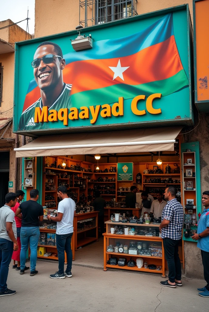 Shop whith name maqaayad cc camera flag somalia and baggio