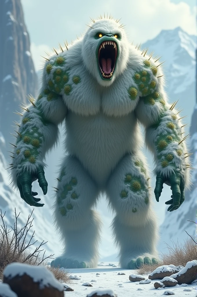 A half cactus half yeti
