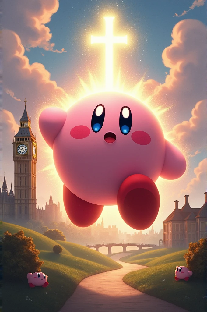 Kirby absorbs Jesus' power and rules the United Kingdom