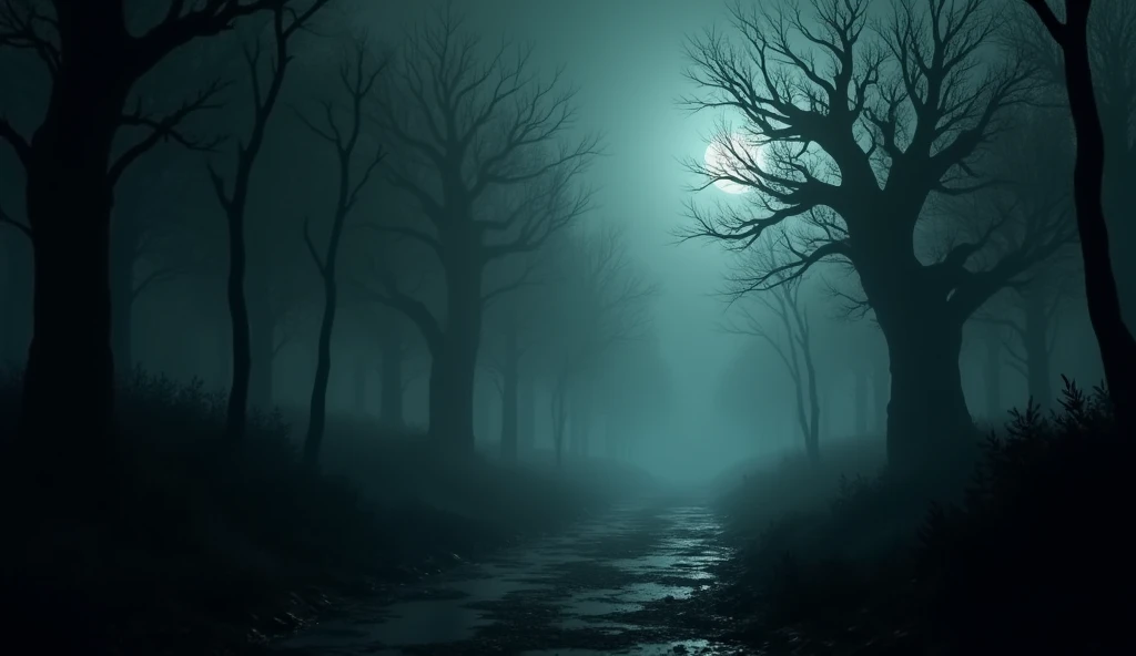Horror animated background.