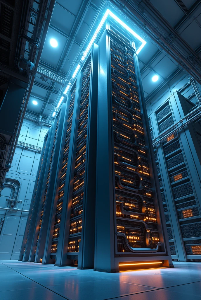Picture of exascale supercomputer