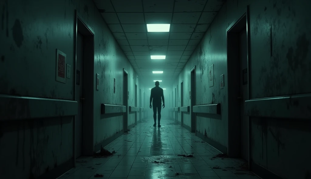 Horror hospital animated background and on any person in side the hospital