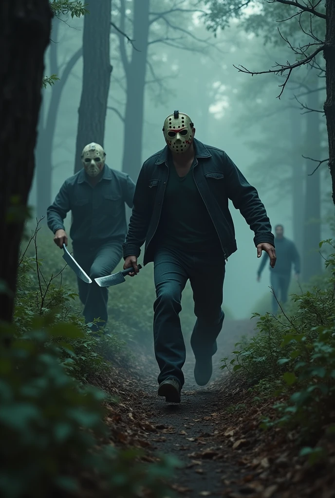 Jason voorhes escaping from chuck norris