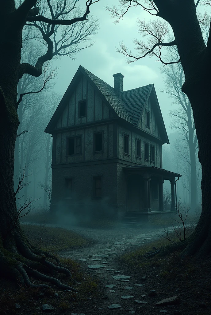 A house in the middle of a terrifying forest