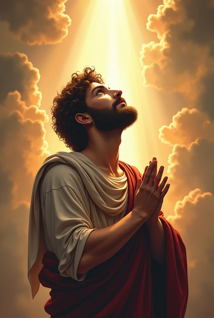 A logo with the name Michelangelo and references to worshiping God