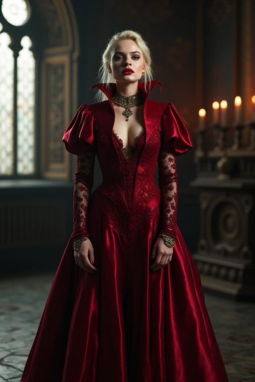 Margot Robbie Vampire Gothic Sexy Costume