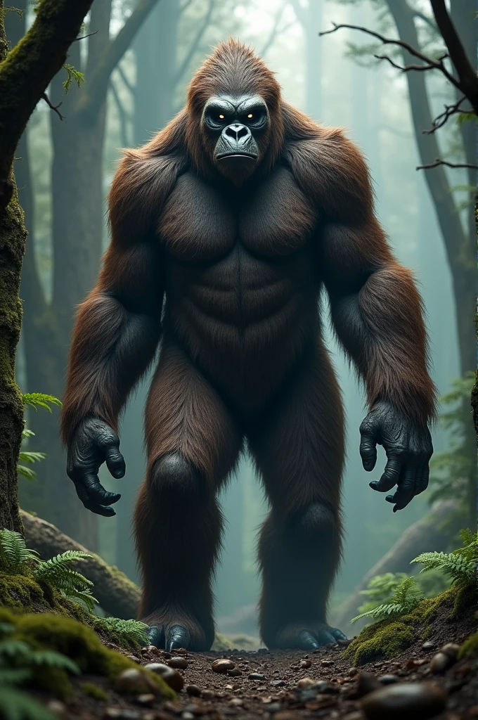 A cool super realistic sasquatch