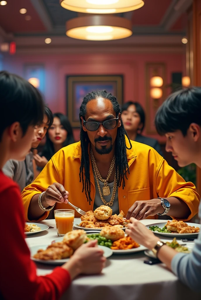 Snoop dogg eating bts