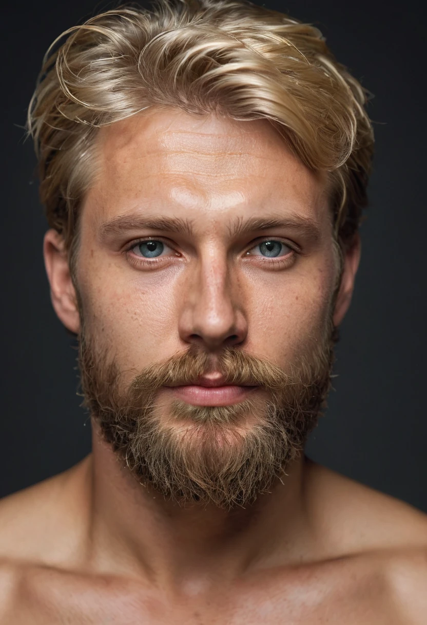 masterpiece, best quality, 8k, raw, canon 5d, f/1.8, iso 00, RAW Photo,
A handsome blond man with a beard and naked, (Best Quality), (Ultra Sharp), (Ultra Realistic), (Ultra Resolution), (Ultra Detailed), (Ultra Definition), 8k, HD, realistic image, Dslr , skin detailed, detailed face, hyper realistic, (highly detailed skin: 1.2), 8k uhd, dslr, soft lighting, high quality, film grain, Fujifilm XT3