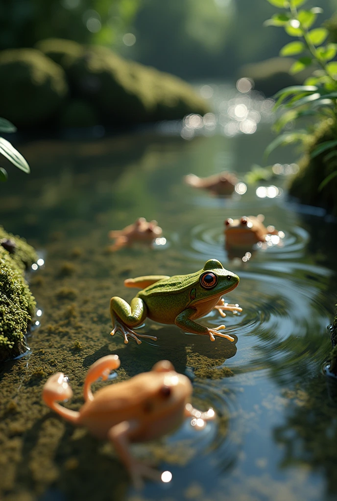 Life cycle of frog
