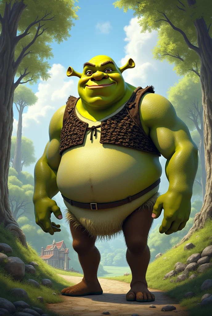 Shrek with a big pp