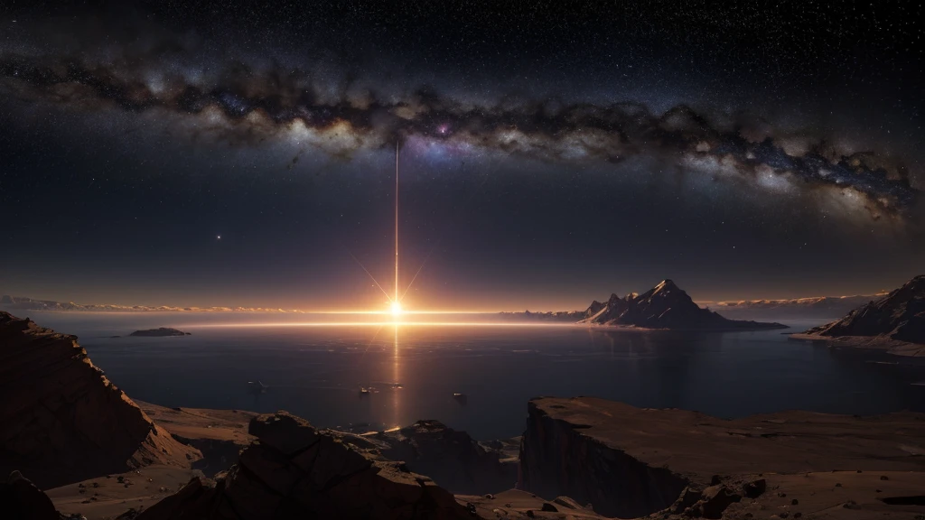 ((masterpiece)),((Highest quality)),((High Detail)),nobody,background, sf, Space Station, planet, Milky Way, Venus, Mars, Saturn, Black Hole