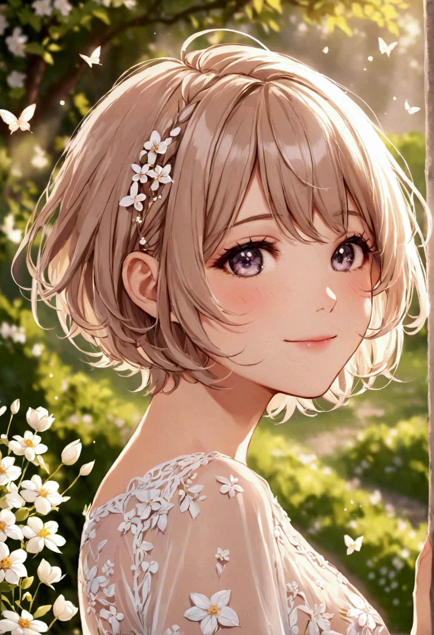 Beautiful short haircut