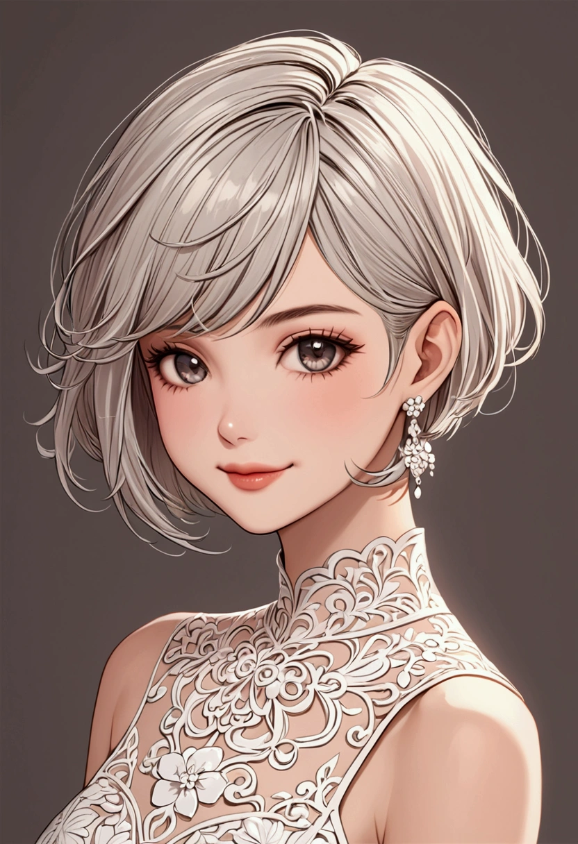 Beautiful short haircut