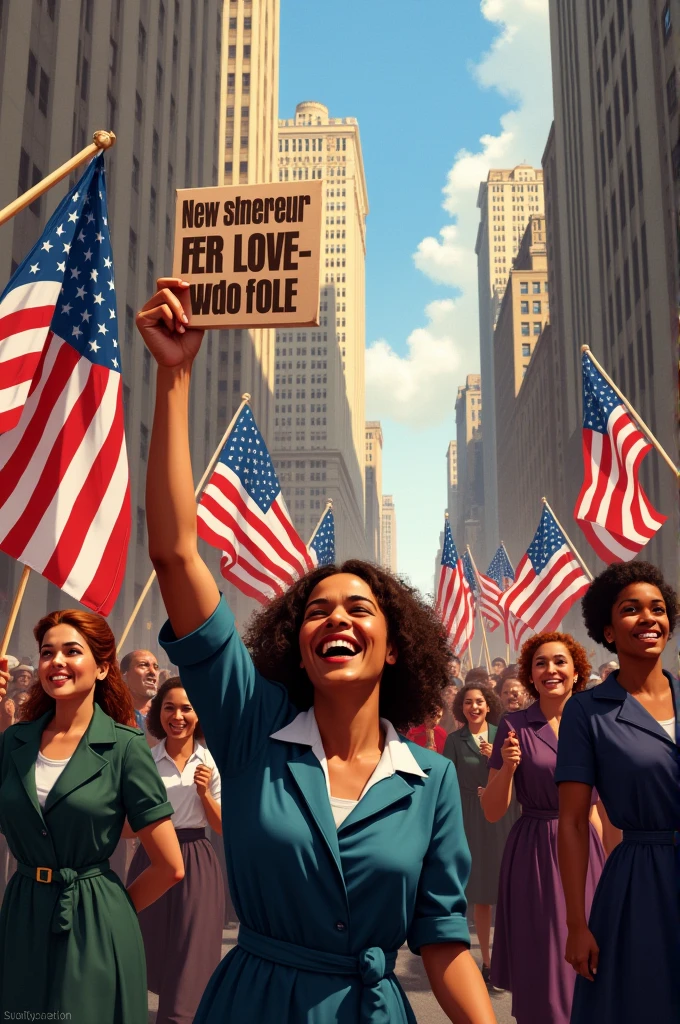 The 19th Amendment to the US Constitution is passed